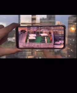 Poplight กล้องวงจรปิดโซล่าเซลล์ เลนส์สองคู่ จอแสดงผลสองจอง ดูได้พร้อมกัน 8mp 8 ล้านพิกเซล HD กลางแจ้งไร้สาย 355 องศา