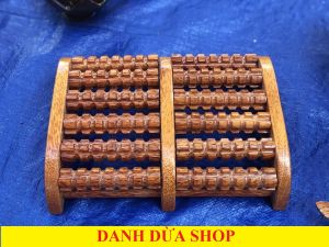 Có Video Bàn massage chân bằng gỗ dừa cao cấp 12 con lăn - HÀNG LOẠI 1 - mỹ nghệ dừa Bến Tre - DANH DỪA SHOP