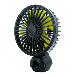 HELLOLEIBOO | LEIBOO Portable Car Fan 3-Speed Car Seat Back Cooling Fan 360 Degree Rotation Neck Cooler for Summer USB Plug Car Accessories