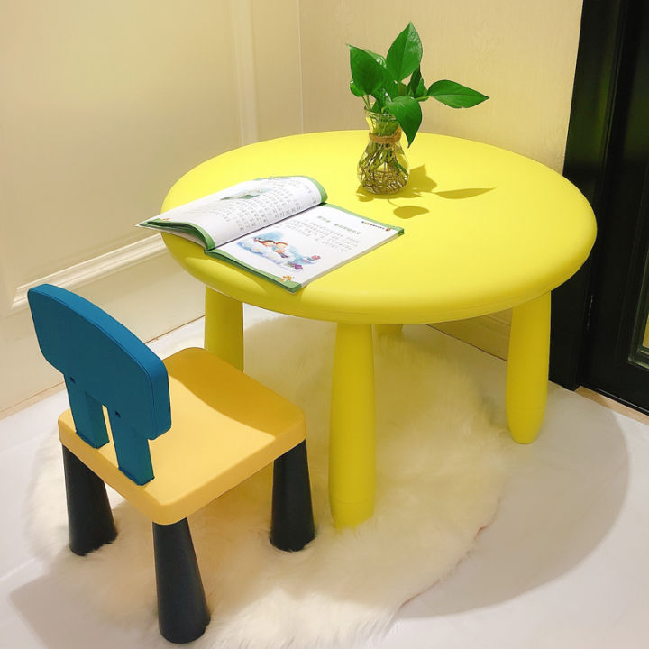 Thickened Kindergarten Baby Plastic Table and Chair Painting Table