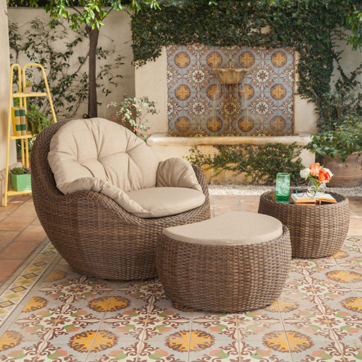 Rattan sofa set deals price