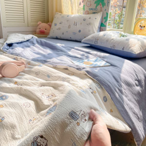 Kiss Dear | Wrinkle Silk Soybean Fiber Washable Summer Quilt