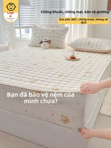 MENGWEIJUE | Bộ Bảo Vệ Nệm Toàn Diện Chống Bụi Cách Ly Bằng Bông Dày