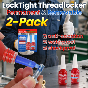 LOOLIFL 2025 New Anaerobic Screw Glue - 243 Medium/271 High Strength 10ml. Rust & Corrosion Resistant for Home Improvement