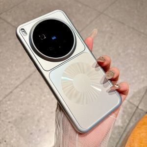 szhaiyu | For MagSafe Magnetic Magnetic Phone Case for VIVO X300 2000 Ultra X300S X200S X300 200 Pro Plating Matte PC Shockproof Cover