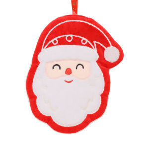 Khăn Lau Tay Bằng Vải Nhung San Hô Treo Hình Hoạt Hình Cho Trẻ Em Quà Tặng Giáng Sinh Khăn Lau Nhà Bếp Chất Liệu Cotton