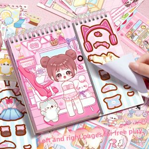 LFSHAONVXIN | Intelligent Development Princess Dress Up Sticker Book