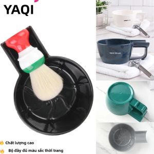 Bát Cạo Râu Nhựa Cao Cấp YAQI Dành Cho Nam Giới Phụ Kiện Chăm Sóc Râu Thời Trang Thiết Yếu Có Nhiều Màu Sắc.