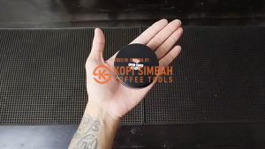 Alat Tamping Espresso 58 mm Stainless Ulir Bintang: Macaron Tamper