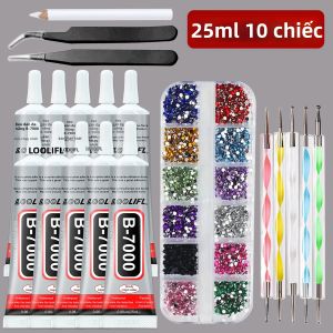 LOOLIFL | Keo Dán Trong Suốt LOOLIFL B-7000 25ml Với Đầu Bơm Chính Xác Dùng Cho Trang Trí Móng Tay Đính Đá Sửa Chữa Đồ Trang Sức & Thủ Công Mỹ Nghệ