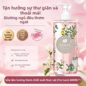 Botare | Gel Tắm Dưỡng Ẩm Bền Lâu 72 Giờ Hương Trà Hoa