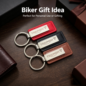 Triumph | Motorcycle KeyChain Triumph logo Phone Lanyard Durable Key Strap Leather Motorcycle Keyring  For Triumph