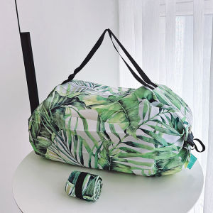 Cartoon Foldable Eco-friendly Small Capacity Large Shopping Bag With Zipper