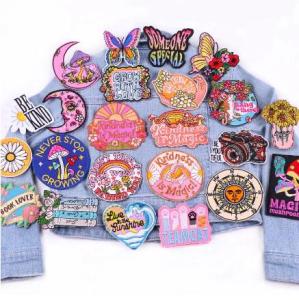 Kindness Is Magic/Cartoon Embroidery Patch Letter Patch Iron On Patches For Clothing thermoadhesive Patches On Clothes Sew DIY