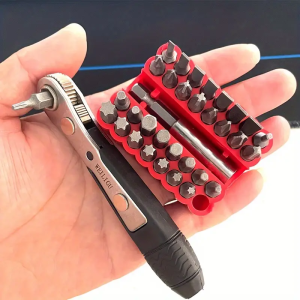 Gagang Pegangan Mata Obeng Kunci Pas Ratchet Mini Soket Mata Obeng Torx