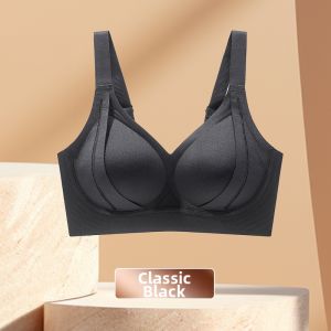 QIANLINGMEI | Supportive Gather Minimizer Bra for Larger Sizes No Mark Seamless