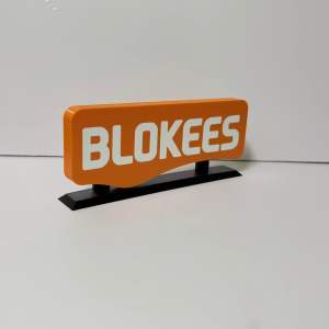 3D Printed Blokees Signage