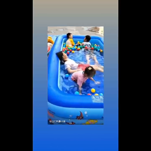 Outdoor pool children adult family swimming pool three-layer thickened outdoor pool Inflatable swimming pool