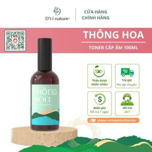 Nước cân bằng thông hoa DVi nature giúp ngăn ngừa mụn làm sạch da loại bỏ dầu trên da cung cấp độ ẩn và cân bằng da