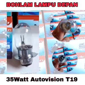 Bohlam Lampu Depan 25 35 Watt Autovision T19 K1 Non Halogen