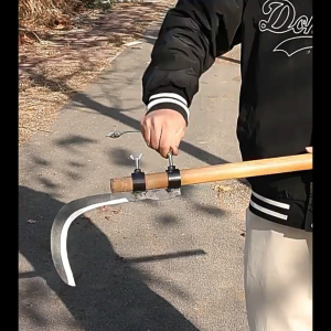 🔥COD จัดส่งจากกรุงเทพฯ🔥มีดถางหญ้า เคียวแมงกานีส มีดขอเคียวเกี่ยวผลไม้ เคียวตัดกิ่งไม้ เคียวเหล็กแมงกานีส หนาคมทน ใช้เกี่ยวบนที่สูง ไม่ต้องปีนป่าย ตัดได้อย่างง่ายดาย เหมาะสำหรับตัดกิ่งและกล้วยเป็นต้น