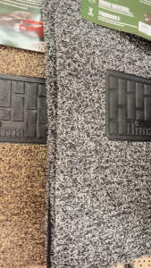 Hima Universal Spaghetti Coil Car Floor Mats – Heavy Duty PVC Rubber Non-Slip Backing Waterproof All-Weather Car Mat Set Easy to Clean Odorless Durable Protective Floor Liner for Cars SUVs MPVs and Pickup Trucks
