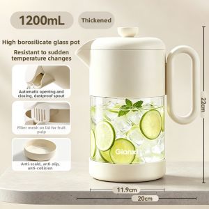 GIANXI | Borosilicate Glass Heat-Resistant Cold Water Pitcher