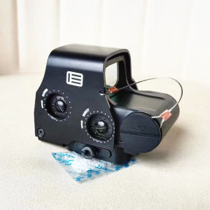Adjustable Metal Holographic Red Dot Sight 558g33 Set Side Flip Toy Model Airsoft Gun Sight Outdoor Leisure Traditional Toy