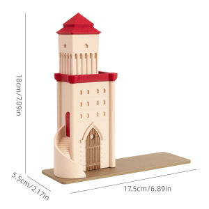 Vintage Castle Bookend Desktop Decorative Book Holders for Home Desk Stationery Office Accessories Study Shelf Organization Gift