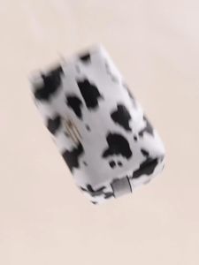 Túi đựng mỹ phẩm chất liệu Da PU Chống thấm nước Họa tiết Bò Sữa hiện đại TMP19