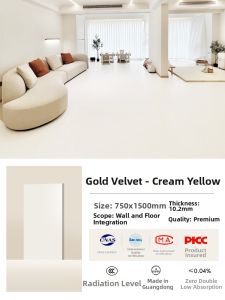 BEIQIVI | Antiskid Glazed Porcelain Tiles Velvet White