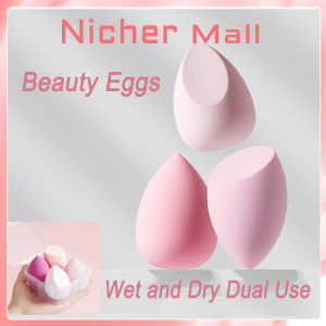 4pcs/box Makeup Sponge Beauty Cosmetic Sponge Beauty Egg Powder Puff Set