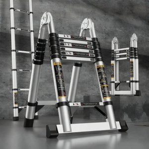 Expandable Multipurpose Stainless Steel Ladder