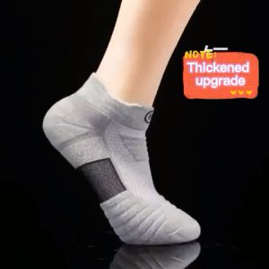 1Pair Sports Socks Men Running Basketball Breathable Anti Slip Cycling Walking Athletic