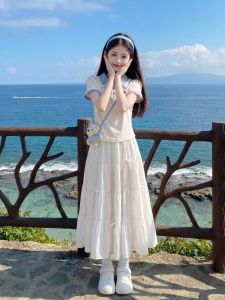 ZIRUIBABA | Korean Style Polo Shirt Set For Girls