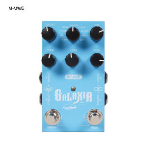 M-VAVE | M‑VAVE GALAXIA Multi‑Effects Guitar Pedal Portable Effects Processor Amp Modeling Rechargeable Looper Stereo Reverb Pedal
