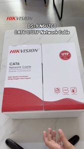 Hikvision CAT6 UTP Network Cable 305M（0.5mm）For IP Camera High-purity oxygen-free Copper Conductor RG45 Network Cable Hickvision Hikvision Camara Camaras Hikvision - Lazada