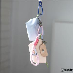 Ultra Mini Dumpling Shape Nylon Coin Purse Cute Little Hanging Bag for Women Trendy Storage Pouch for Earphones And Lipstick