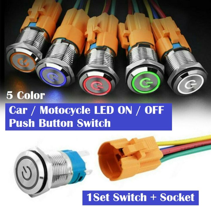 Car On Off Switch Button Car Sport Light Led Spotlight Fog Lamp ...