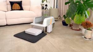 Stainless Steel Litter Box Stainless Steel Cat Litter Box Odorless Spacious Easy To Clean High Strength with Lid for Large Cats
