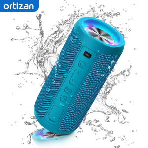 Loa Bluetooth Di Động Ortizan X10 24W Âm Thanh Nổi Mạnh Mẽ Kết Nối Không Dây V5.3 Thời Gian Chơi Nhạc 30 Giờ Hỗ Trợ TWS & Chống Nước IPX7 Lý Tưởng Cho Du Lịch