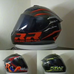 Full Face Motorcycle Helmet model 111 with Lens Stylish Fast Release Racing Helmet Motor