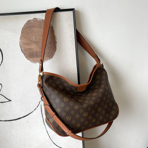 Fancy Bag 2024 New Arrival Fall and Winter Accessible Luxury Large Capacity Commuter Tote Womens Print Shoulder Underarm Bag