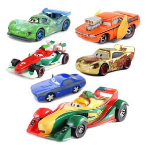 New Disney Pixar Cara 2 Cars 3 Lightning Mcqueen F1 Brazil G4 1:55 Diecast Metal Model Alloy Collection Car Kids Birthday Gifts