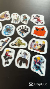 Stiker Anime Karakter di Serial BORUTO - Sticker case hp & Laptop