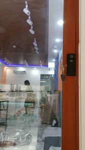 Khóa cửa vân tay dùng cho của kính cường lực GL24 - Quản lý trên điện thoại