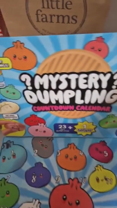 (SG Dliver)Squishy Dumpling Advent Calendar Anxiety Relief Fidget Soft Squeeze Decompression Dough Ideal For Kids Adults