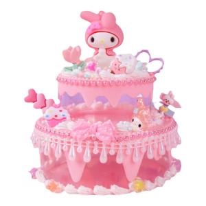 Childrens DIY Handmade Cream Cheese Cake Double Layer Storage Box Material Kit Girls Glue Toy Creative Crafting Sticker Play