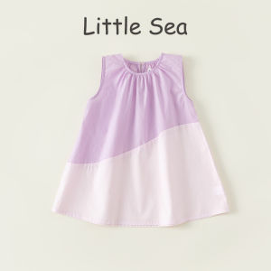 Princess Summer Dress Girls Sleeveless Gown Childrens Casual Vest Dress Baby Spring Clothes Pure Cotton A-line Skirt