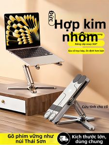 caibeike | Height Adjustable Portable Folding Cooling Elevating Laptop Stand 16/17 inches